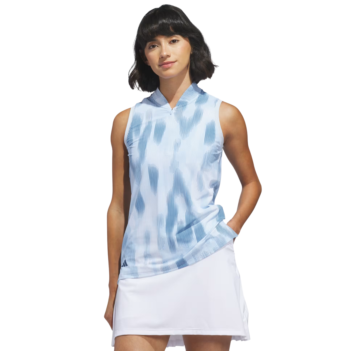 adidas Women's ULTIMATE365 Tour Printed Sleeveless Polo
