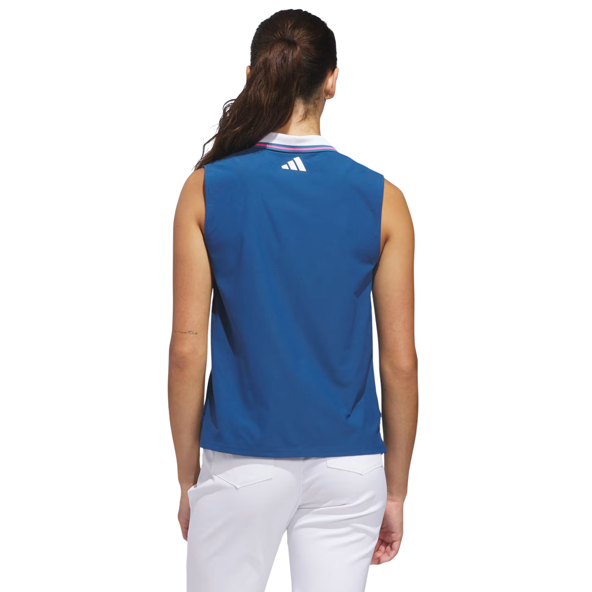 adidas Women's Beyond The Course Twistknit Sleeveless Polo