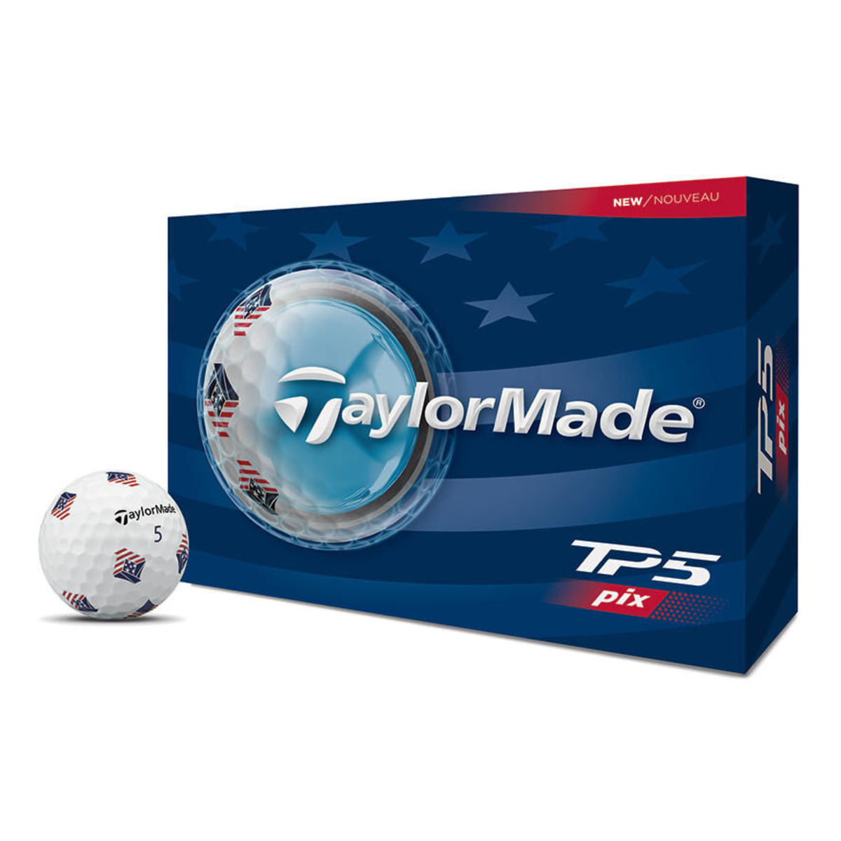 TaylorMade TP5 PIX Golf Balls - USA