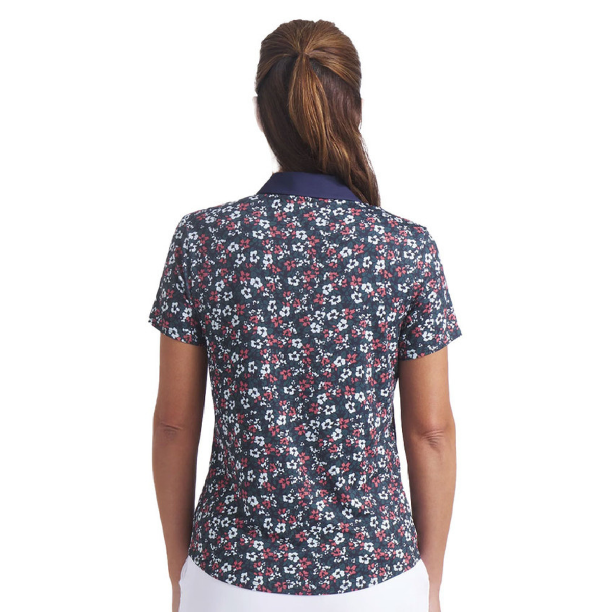 PUMA Women's Floral Burst SS Polo
