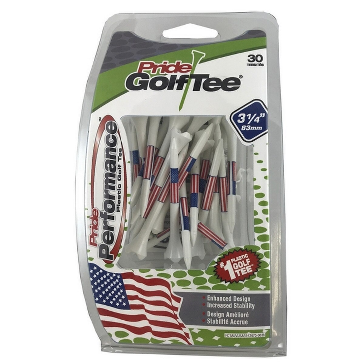 American Tee 3-1/4" Performance 30 Pack
