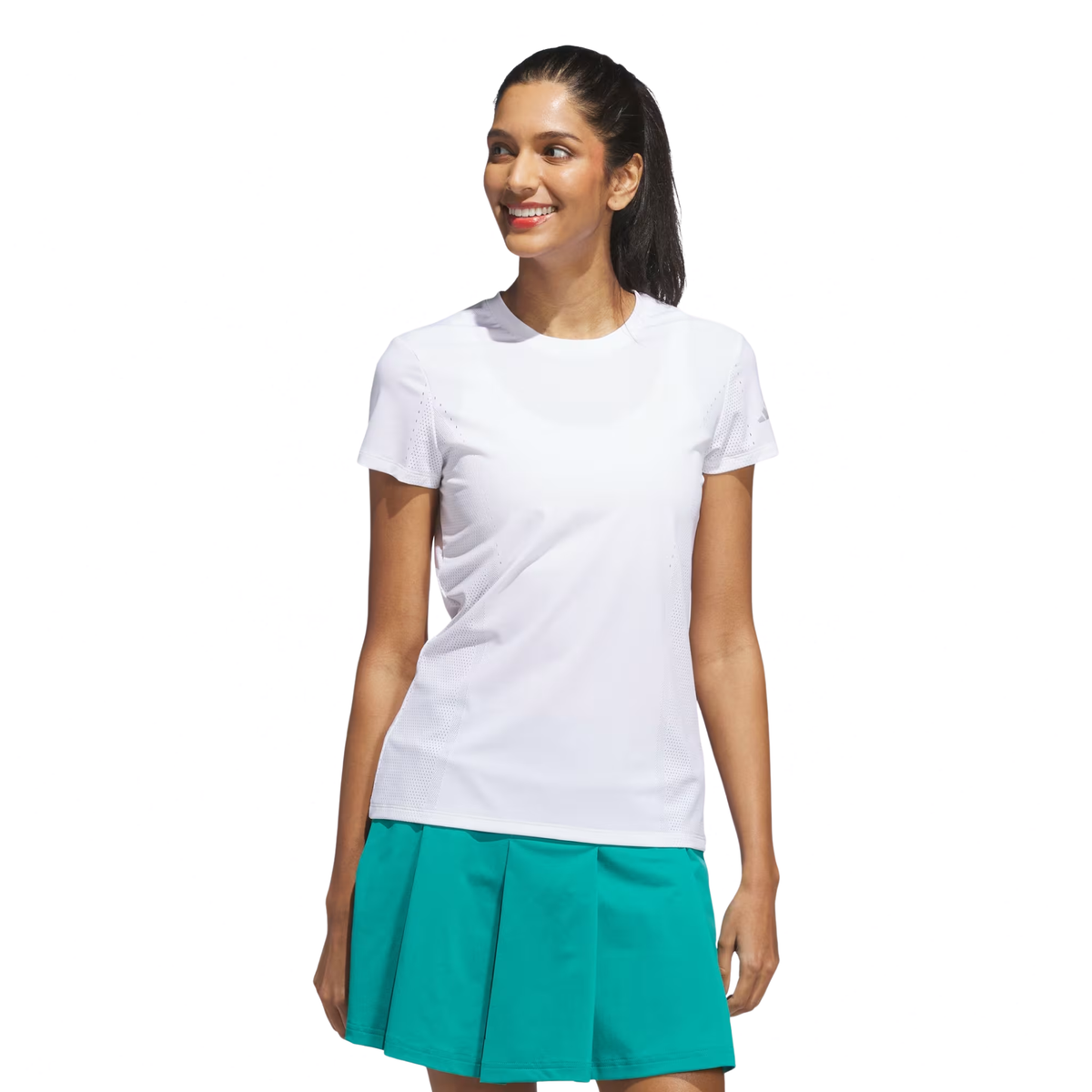 adidas Ultimate365 Tour Engineered Short Sleeve Slim Top