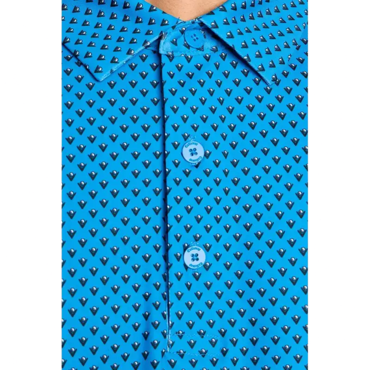 Callaway Men's Trademark Print Golf Polo