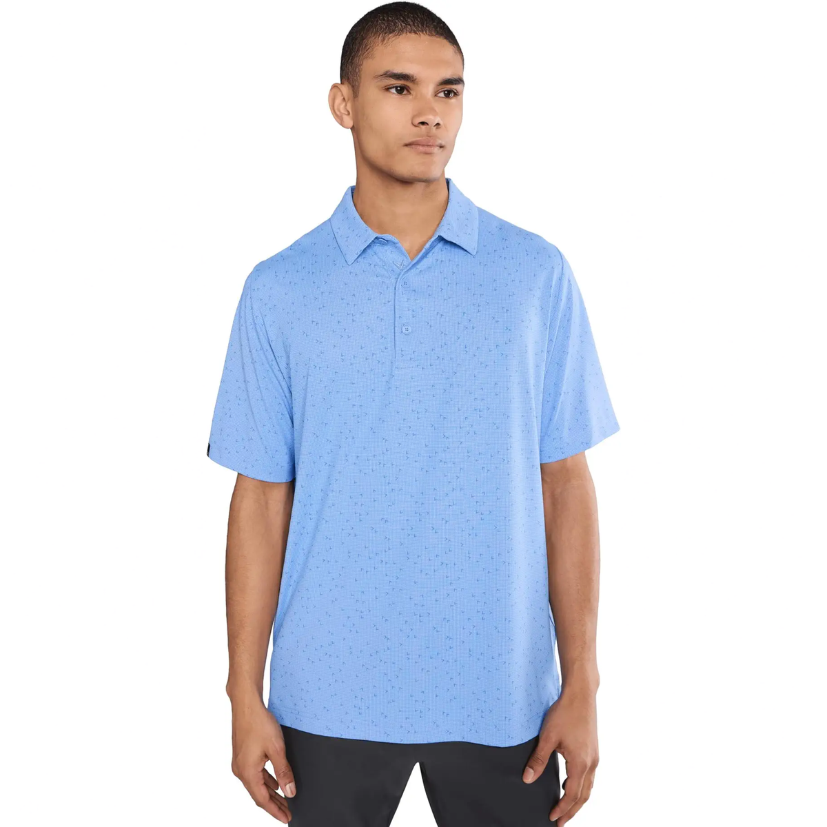 Callaway Men's Chev Gingham Golf Polo