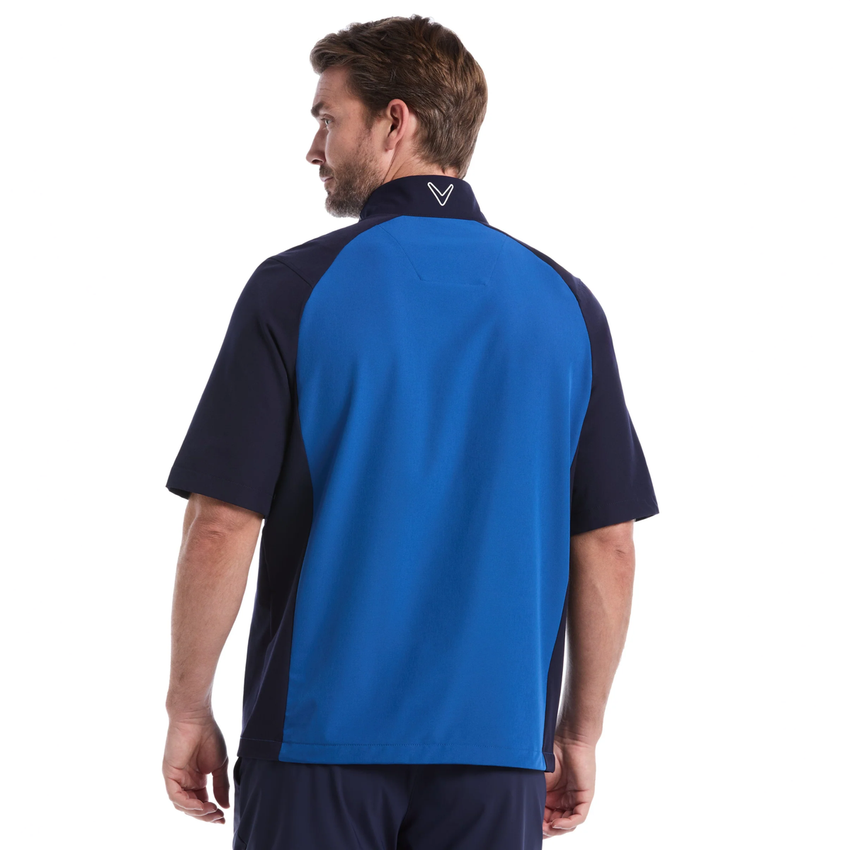 Callaway Mens Half Zip SS Wind Jacket