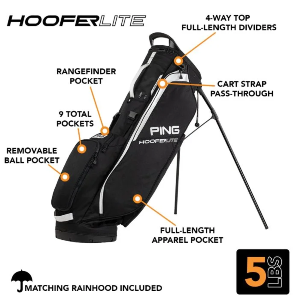 Ping Hooferlite Stand Bag 2026