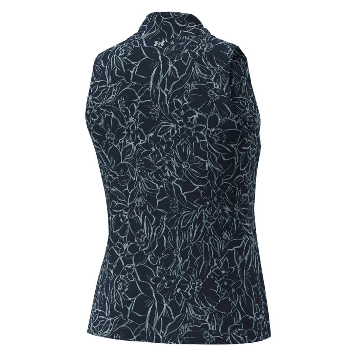 Under Armour Womens Drive Open Floral Sleeveless Polo