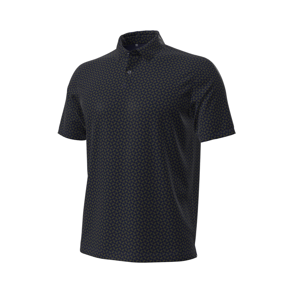 Under Armour T2 Green Heartbeat Print Polo
