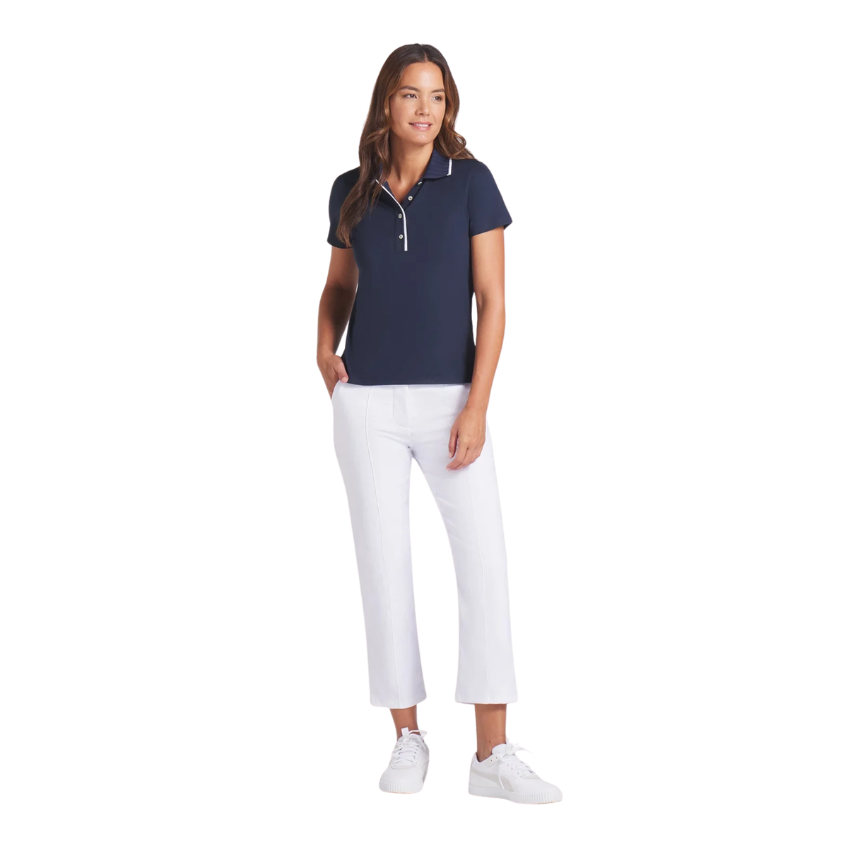 PUMA Cloudspun Bridges SS Golf Polo