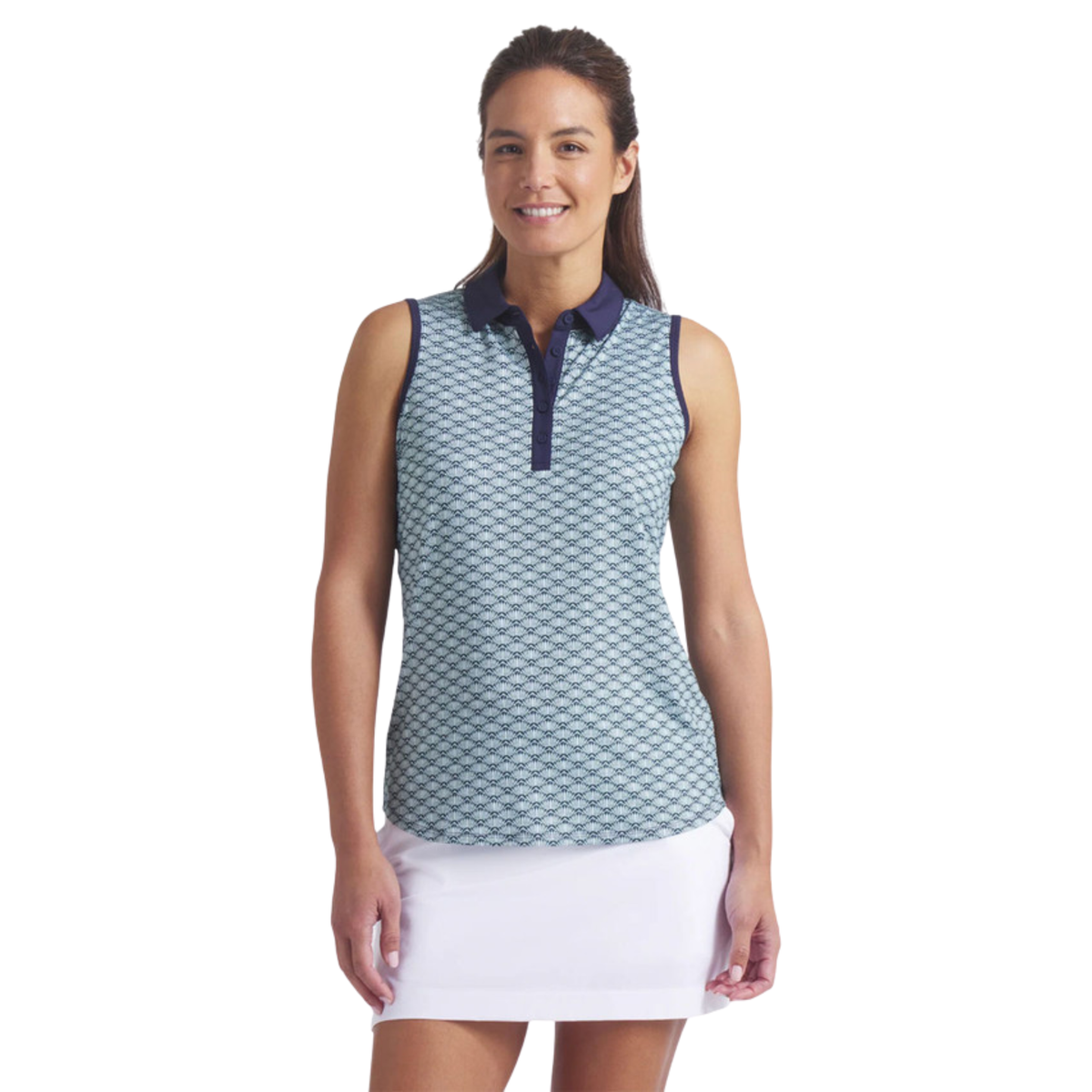 PUMA Women's Cloudspun Scallop SL Polo