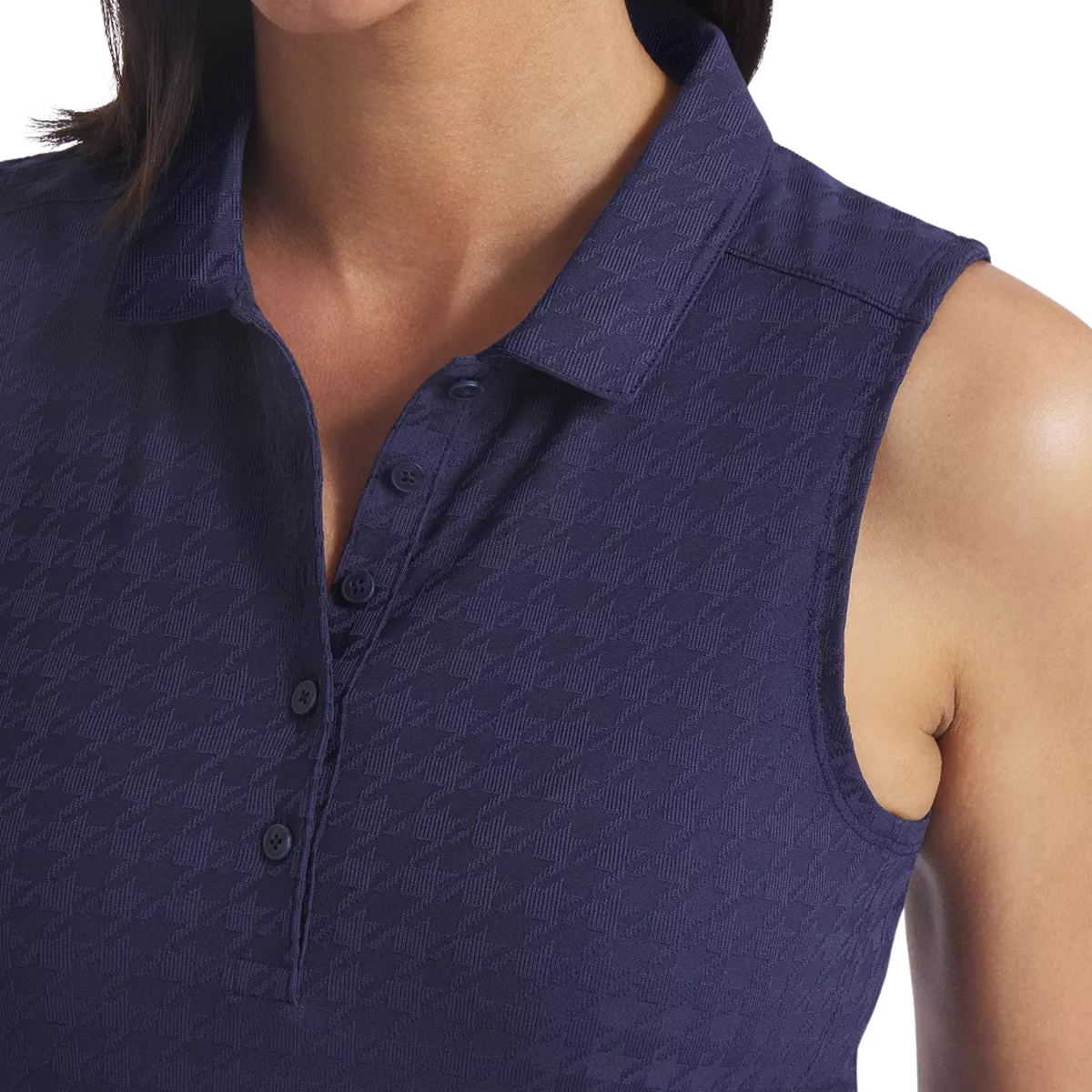 PUMA Women's Houndstooth SL Polo