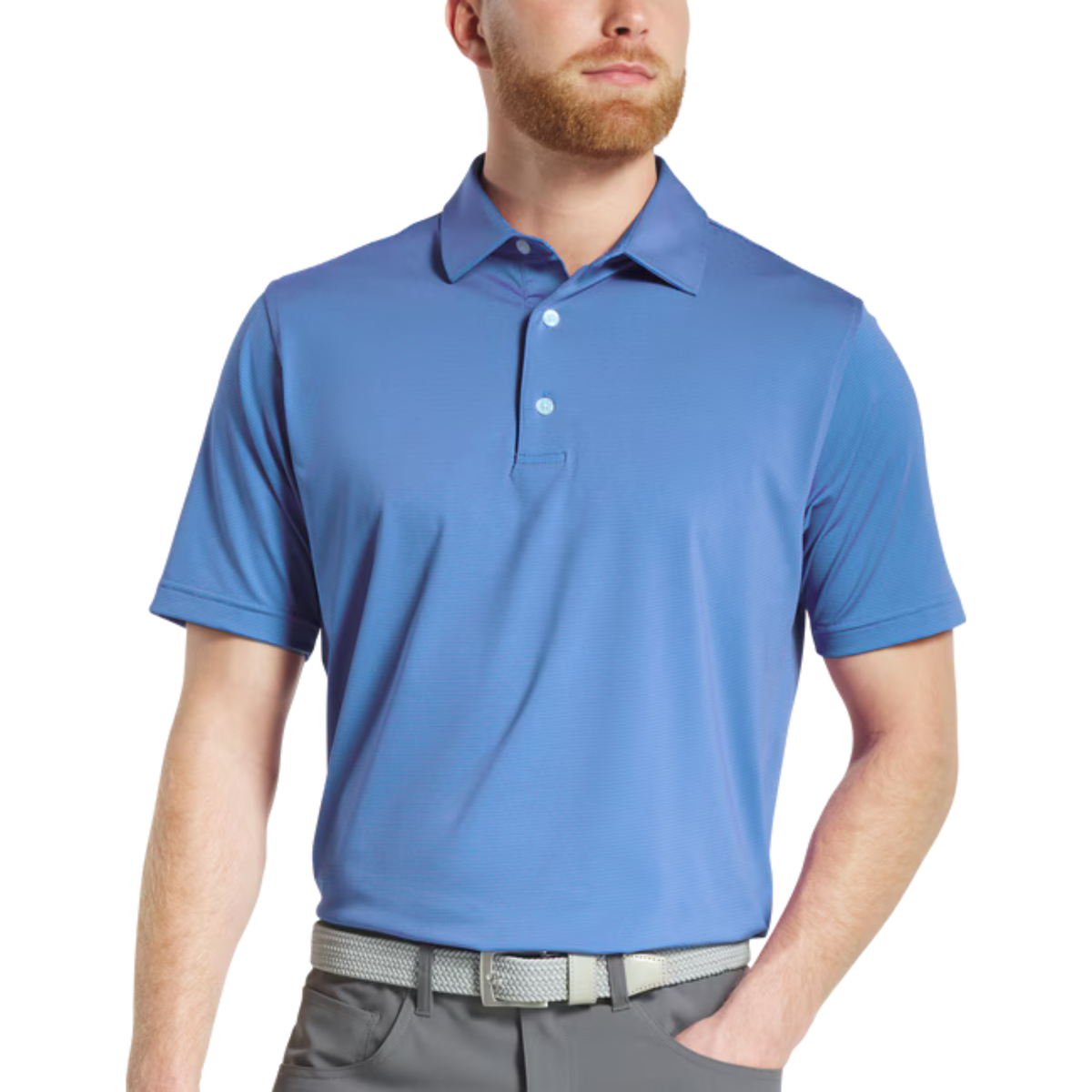 Footjoy Microfeeder Striped Polo