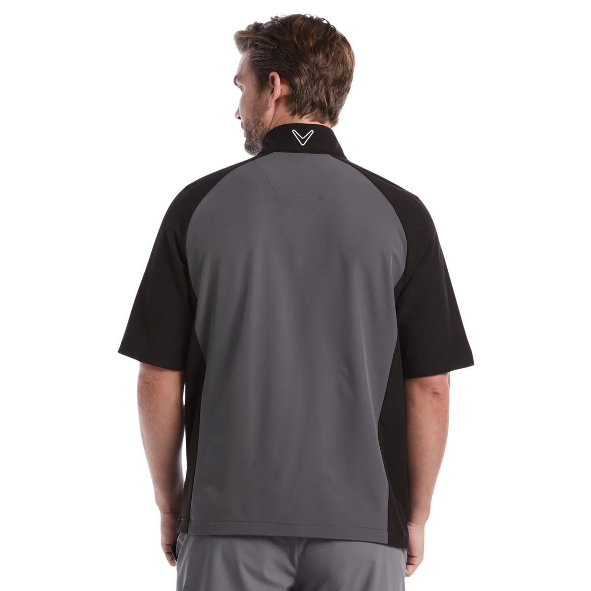 Callaway Mens Half Zip SS Wind Jacket