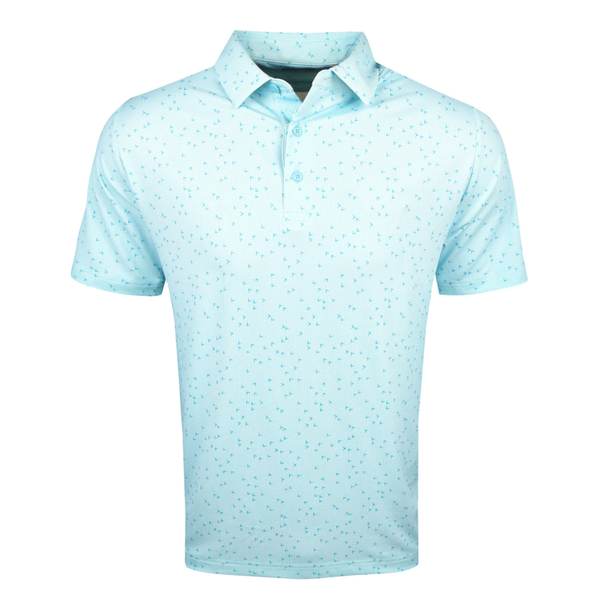 Callaway Men's Chev Gingham Golf Polo
