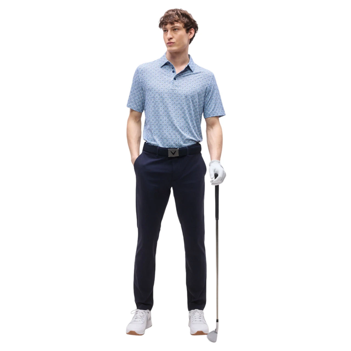 Callaway Men's Foulard Print Golf Polo