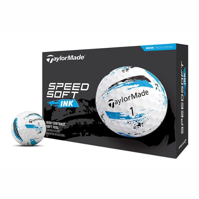 TaylorMade SpeedSoft Golf Ball - Ink Blue