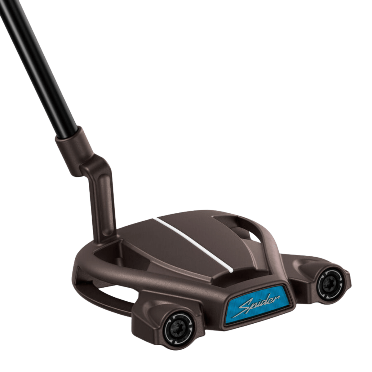 TaylorMade Spider Tour L-Neck Putter KBS CT 120 Putter Black Stepless - SuperStroke Pistol 1.0 Black White